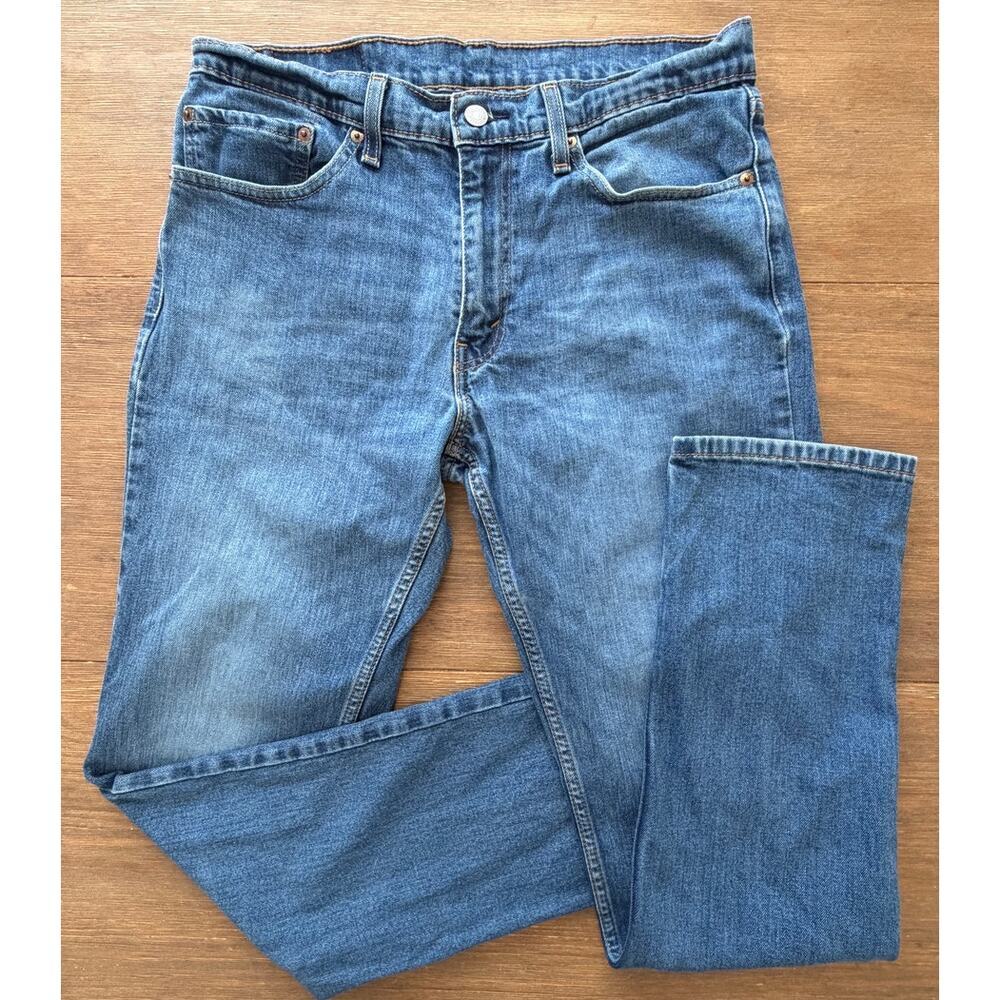 Levi’s 504 Jeans Men’s W36 L30 Medium Wash Straight Leg Denim Pants